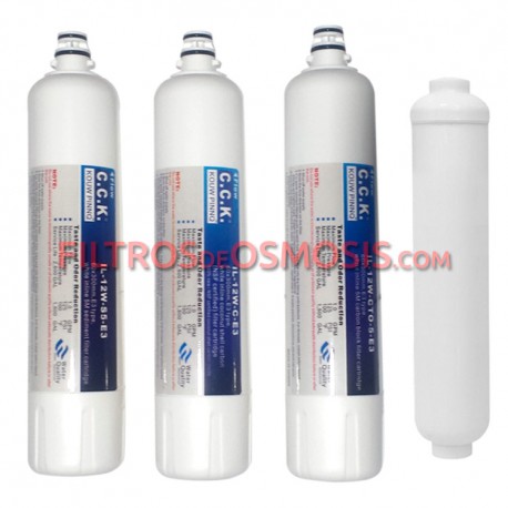 FILTROS OSMOSIS CCK (PACK 4)