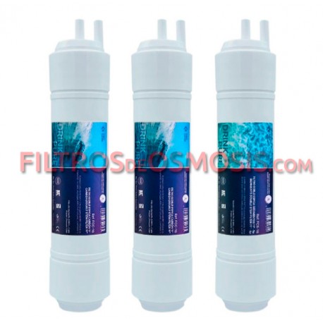 FILTERS CS DOUBLE PIN CONNECTION 1/4" (PACK 3)